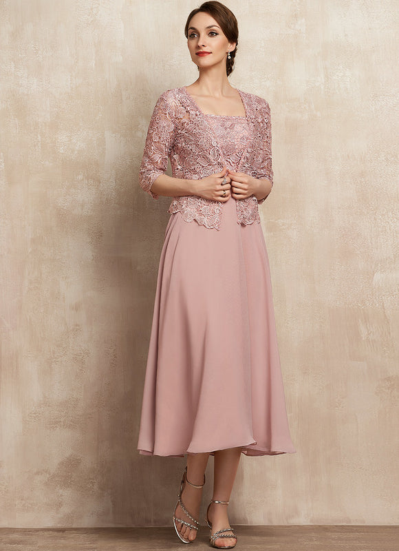 Robe Trapèze Éclat Rosé Serenade - gallery 2