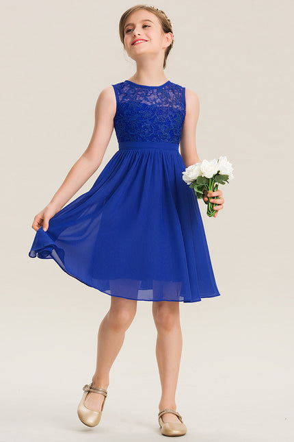 Robe Trapeze Bleu Roi - gallery 3
