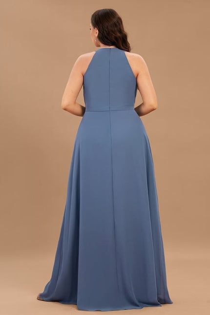 Robe Trapèze Élégance Aquatique - gallery 6