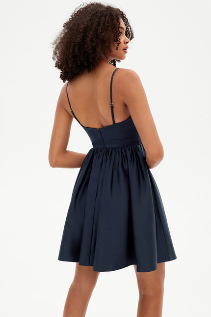 Robe Trapèze Plissée Élégante - gallery 4