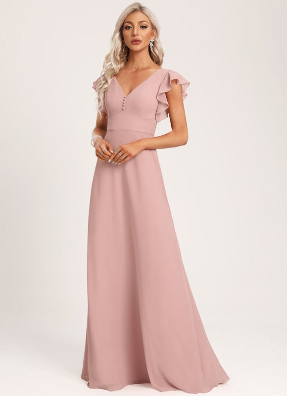 Robe Trapèze Mousseline Fendue - gallery 5