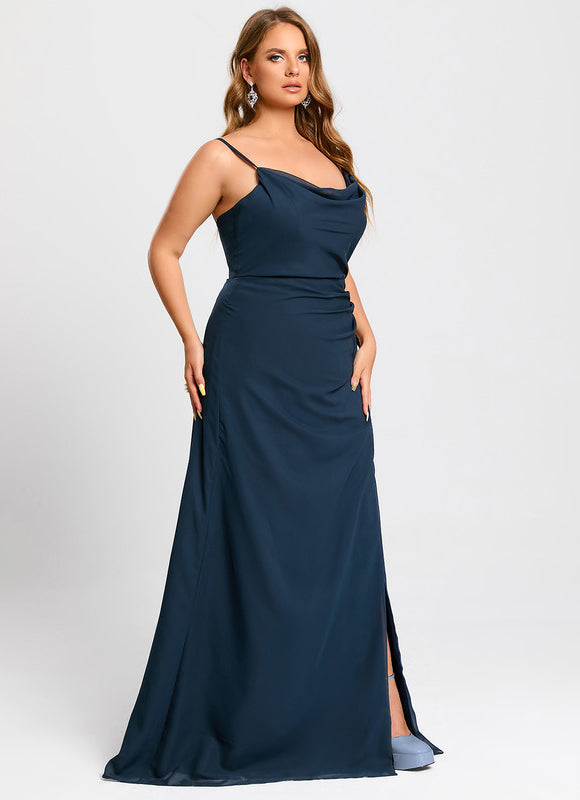 Robe Trapèze Flottante Olive - gallery 9