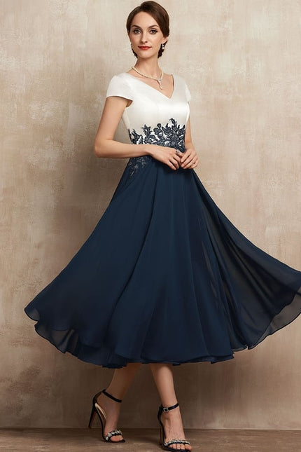 Robe Trapèze Satin Chic Flottant - gallery 5