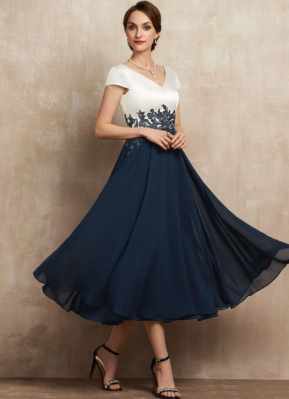 Robe Trapèze Satin Chic Flottant - gallery 5