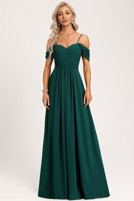 Robe Trapèze Évasion Émeraude - gallery 6