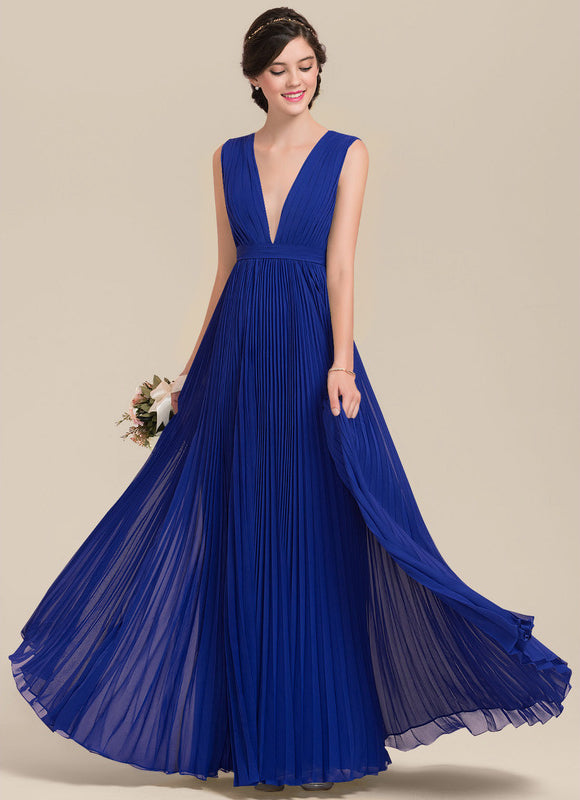Robe Trapèze Ruban De Myrtille