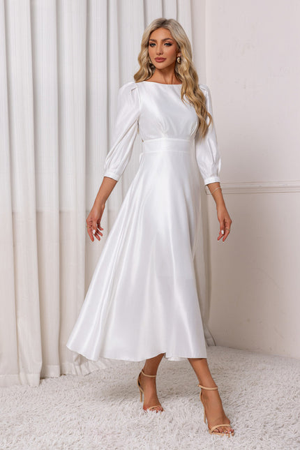 Robe Trapèze Midi Lumineuse - gallery 4