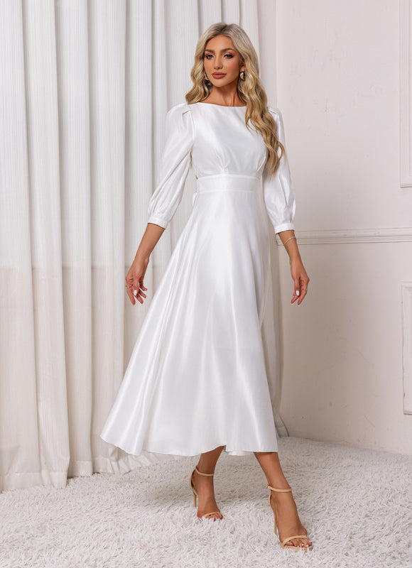 Robe Trapèze Midi Lumineuse - gallery 4