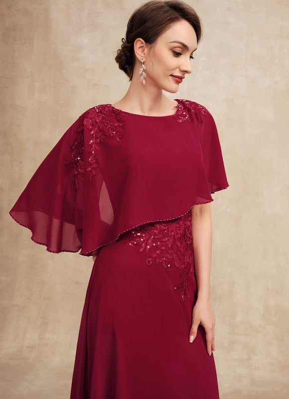 Robe Trapèze Rouge Serenité - gallery 1