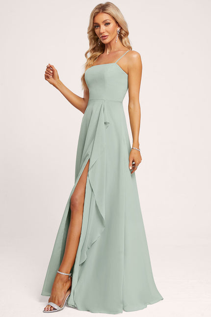 Robe Trapèze Flottante Aqua - gallery 2