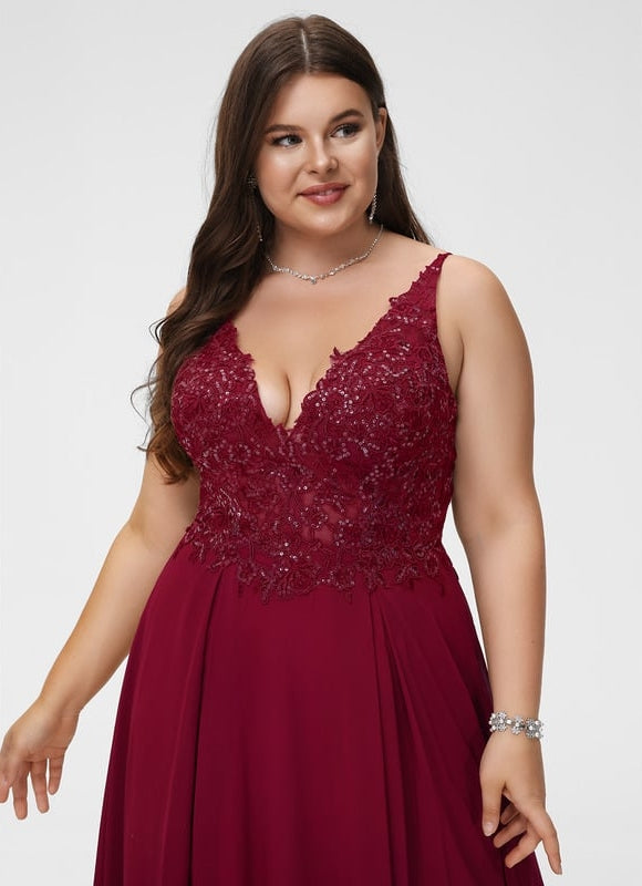 Robe Trapèze Glamour Vaporeuse - gallery 5