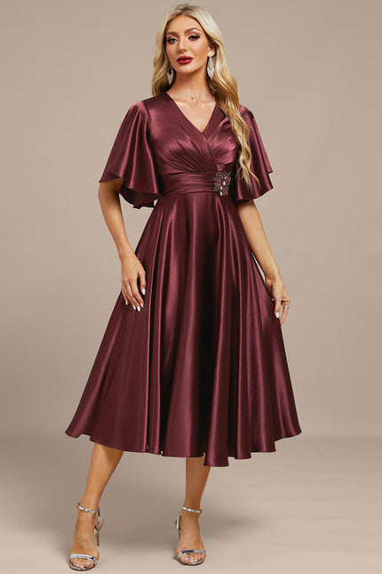 Robe Trapèze Chic Pour Mariage Grande Taille