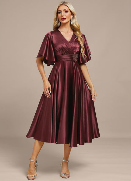 Robe Trapèze Chic Pour Mariage Grande Taille