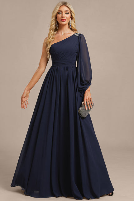Robe Trapèze Élégance Azurine - gallery 2