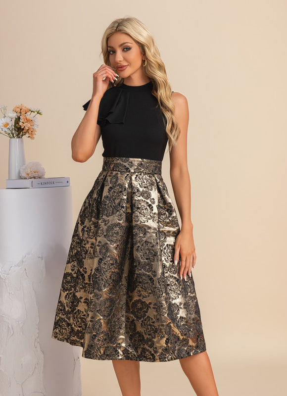 Robe Trapèze Florale Luxe - gallery 8