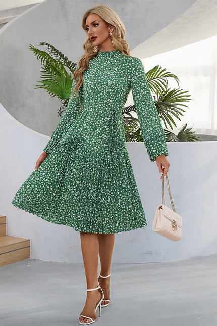 Robe Trapèze Jardin Émeraude - gallery 3