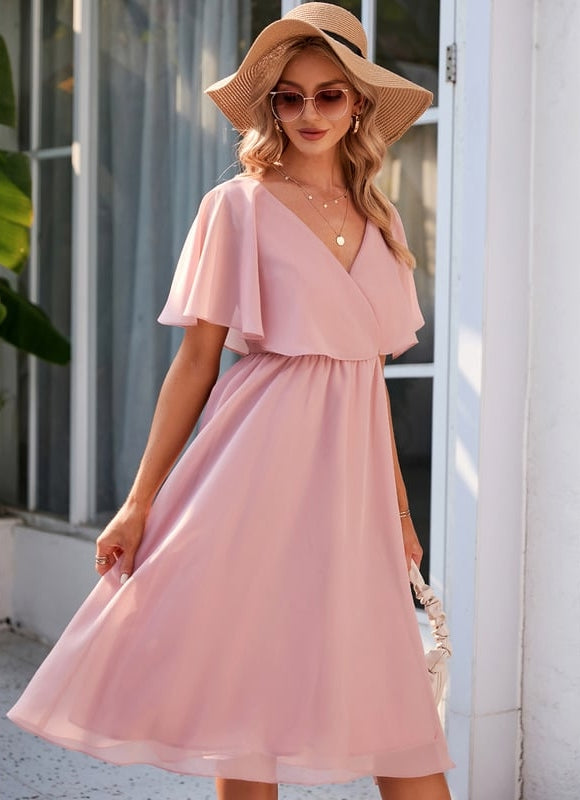 Robe Trapèze Chic Olivâtre - gallery 4