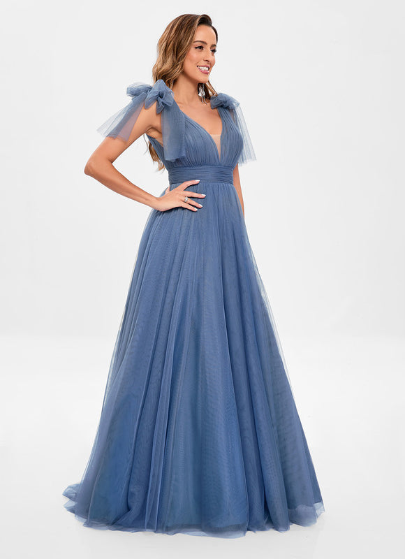 Robe Trapèze Brume Azurée - gallery 4