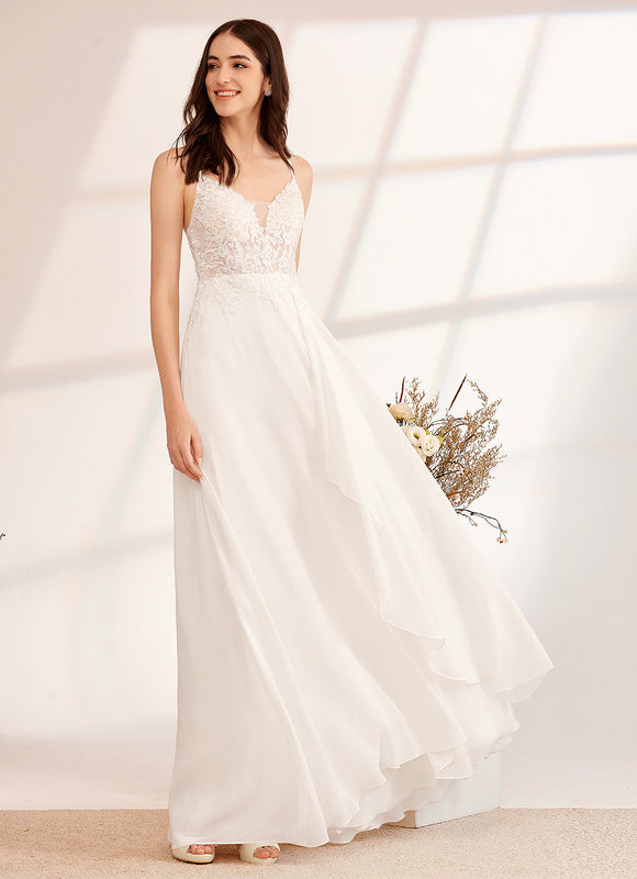 Robe Trapèze Éthérée Lumineuse - gallery 4