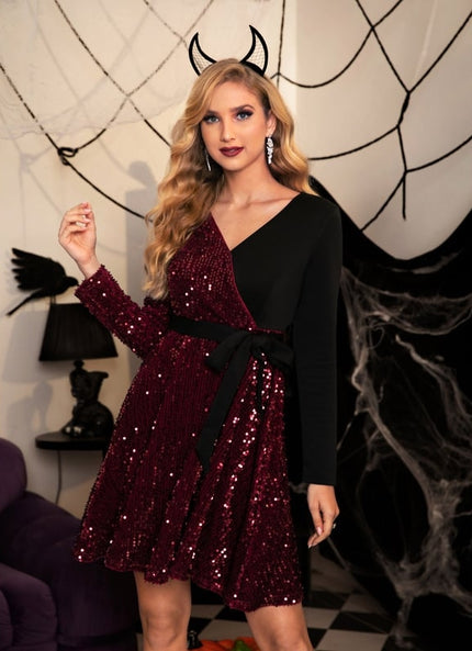 Robe Trapèze Glamour Sombre