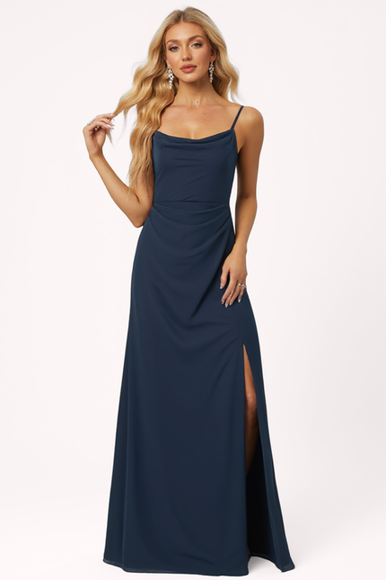 Robe Trapèze Flottante Olive - gallery 5