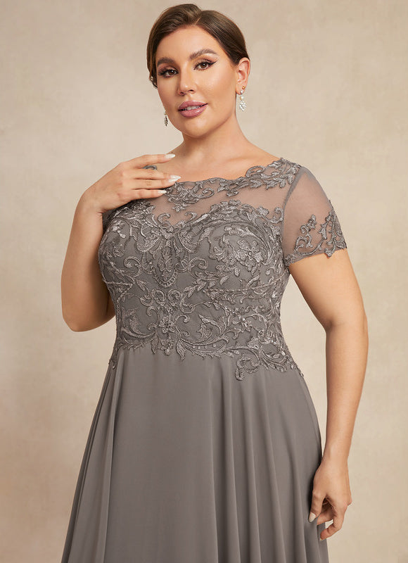 Robe Trapèze Voile Dargent Éthéré - gallery 8