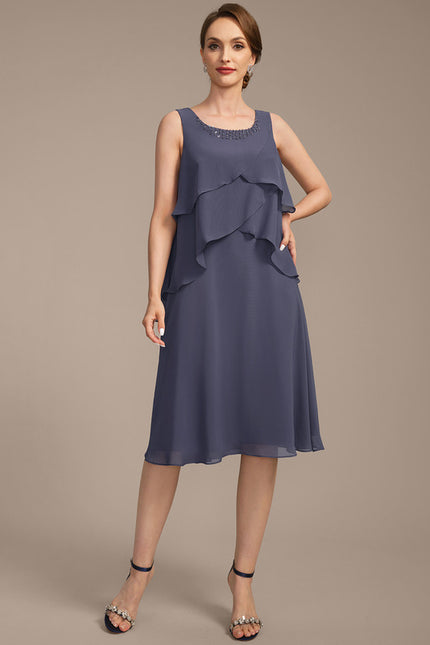 Robe Trapèze Sérénité Mauve - gallery 6