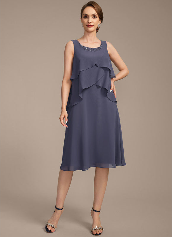 Robe Trapèze Sérénité Mauve - gallery 6