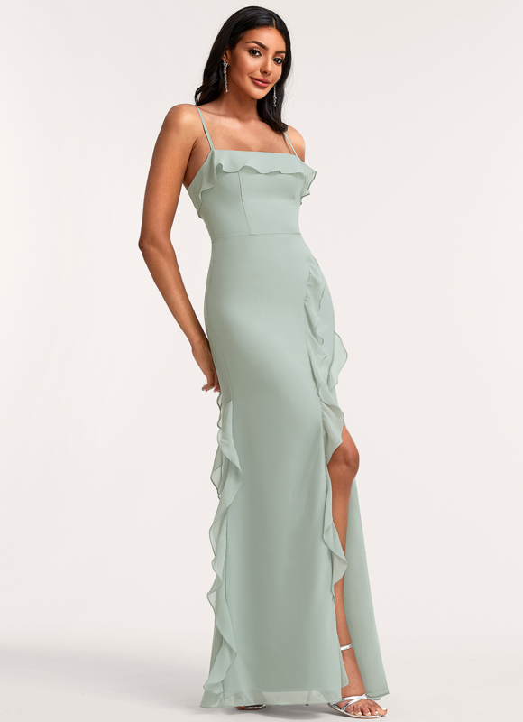 Robe Trapèze Flottante Aqua - gallery 2