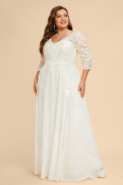 Robe Trapèze Éblouissante Aérienne - gallery 9