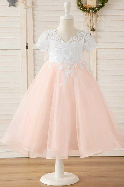 Robe Trapèze Rose Douceur - gallery 1