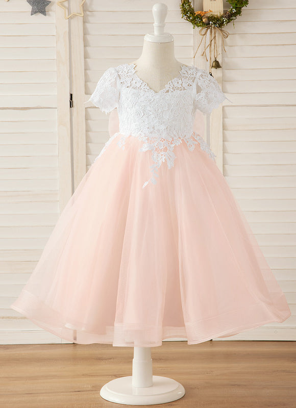Robe Trapèze Rose Douceur - gallery 1