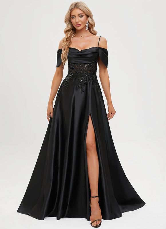 Robe Trapèze Satin Luxe - gallery 5