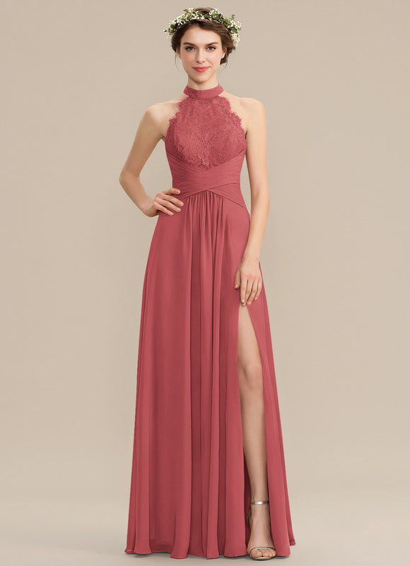 Robe Trapèze Gris Aérien Élégant - gallery 4