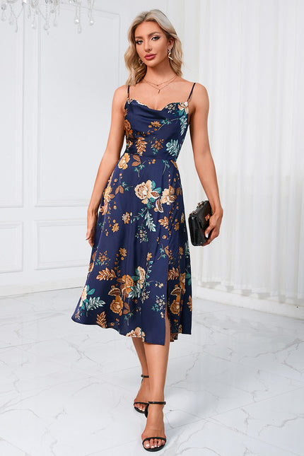 Robe Trapèze Fleur De Pêche