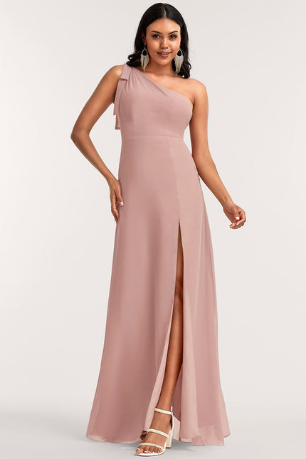 Robe Trapèze Rose Poudré Chic