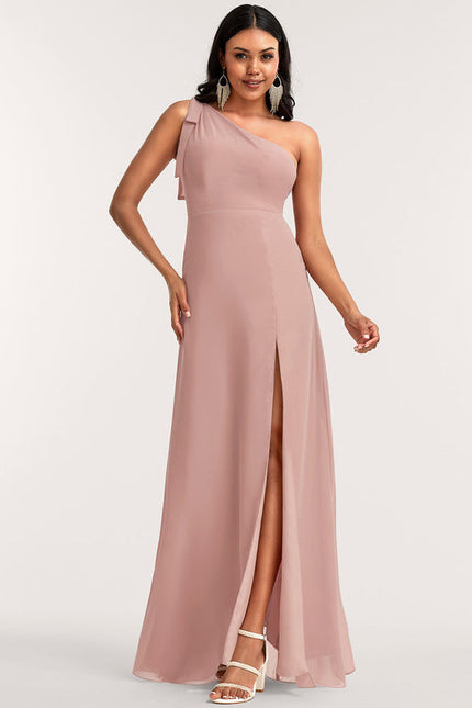 Robe Trapèze Rose Poudré Chic