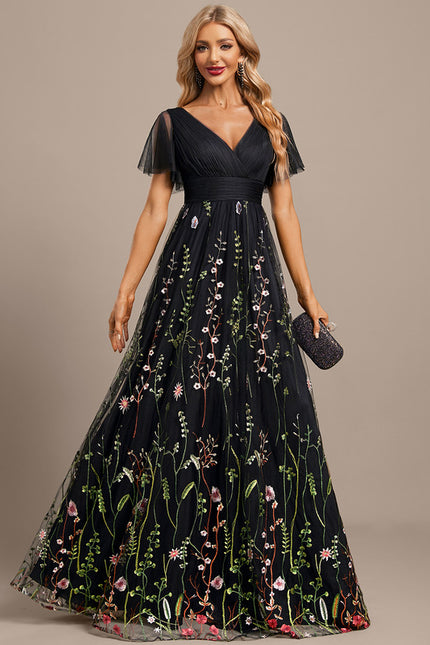 Robe Trapèze Féerie Florale - gallery 5