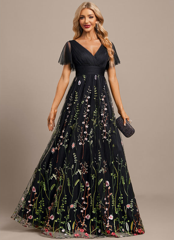 Robe Trapèze Féerie Florale - gallery 5