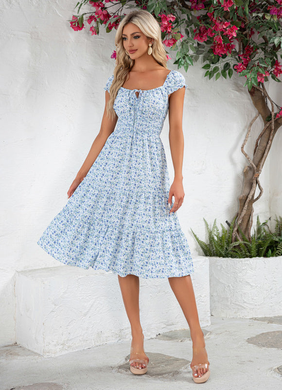 Robe Trapèze Céleste Printanière - gallery 2