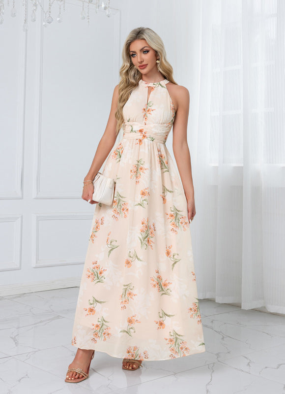 Robe Trapèze Évanescence Florale - gallery 6