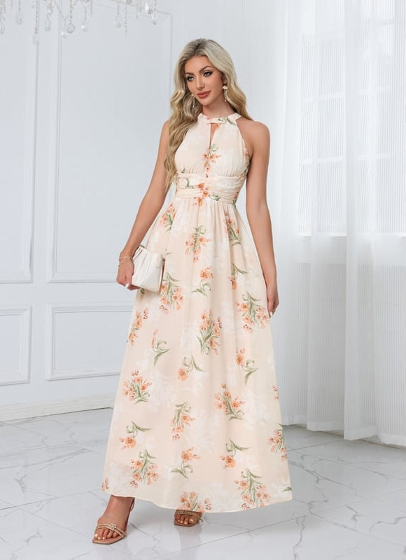 Robe Trapèze Fleurie Élégante - gallery 6