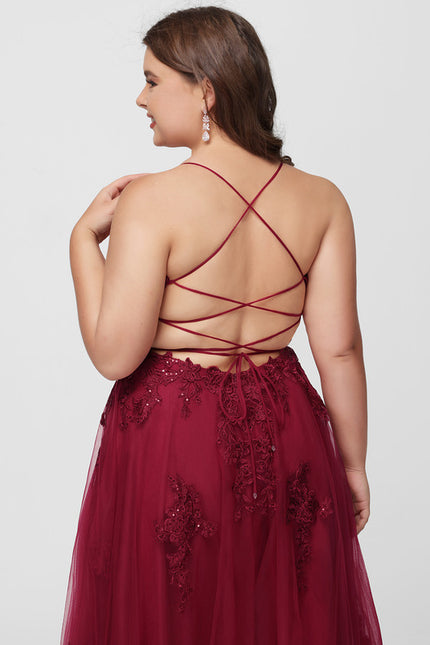 Robe Trapèze Rubis Éthérée - gallery 7