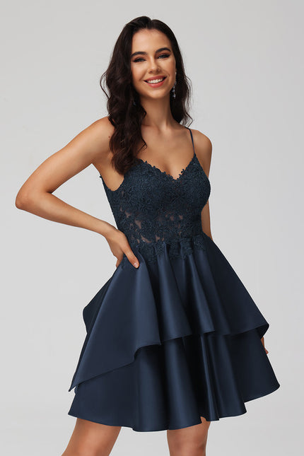 Robe Trapèze Éclat De Célébration - gallery 1