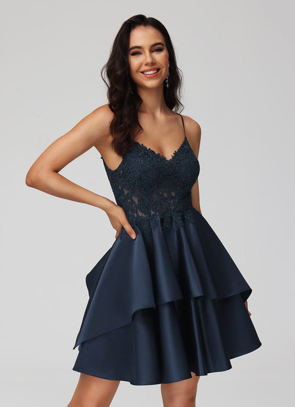 Robe Trapèze Éclat De Célébration - gallery 1