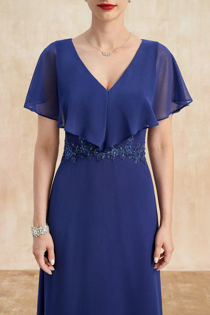 Robe Trapèze Perle Flottante - gallery 6