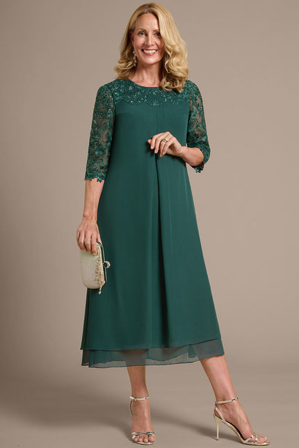 Robe Trapèze Éclat De Velours
