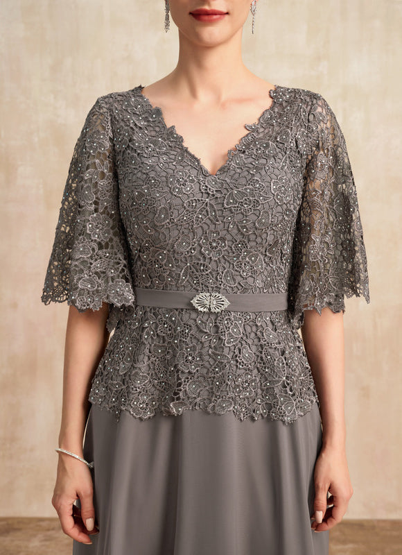 Robe Trapèze Élégance Charmeuse - gallery 3
