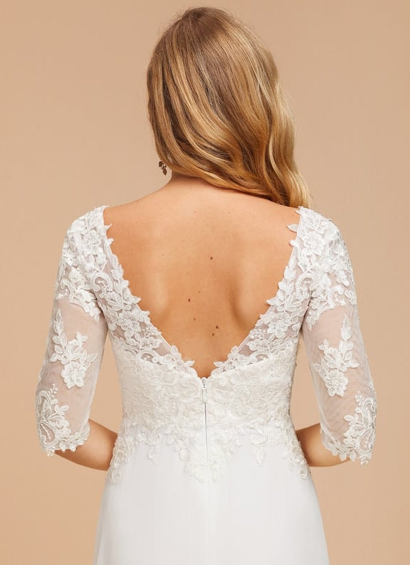 Robe Trapèze Éblouissante Aérienne - gallery 4