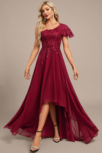Robe Trapèze Rubis Élégante - gallery 4